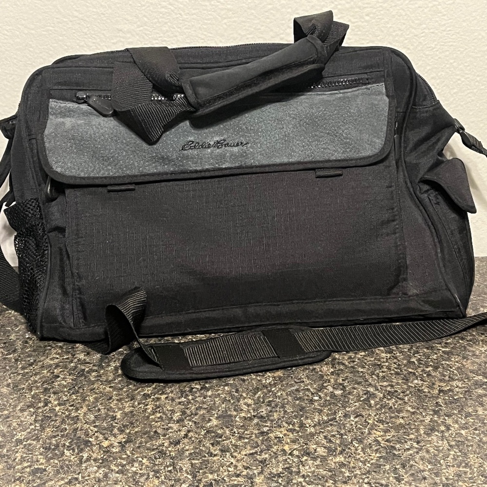 Eddie Bauer diaper bag, maternity gift, daddy bag
